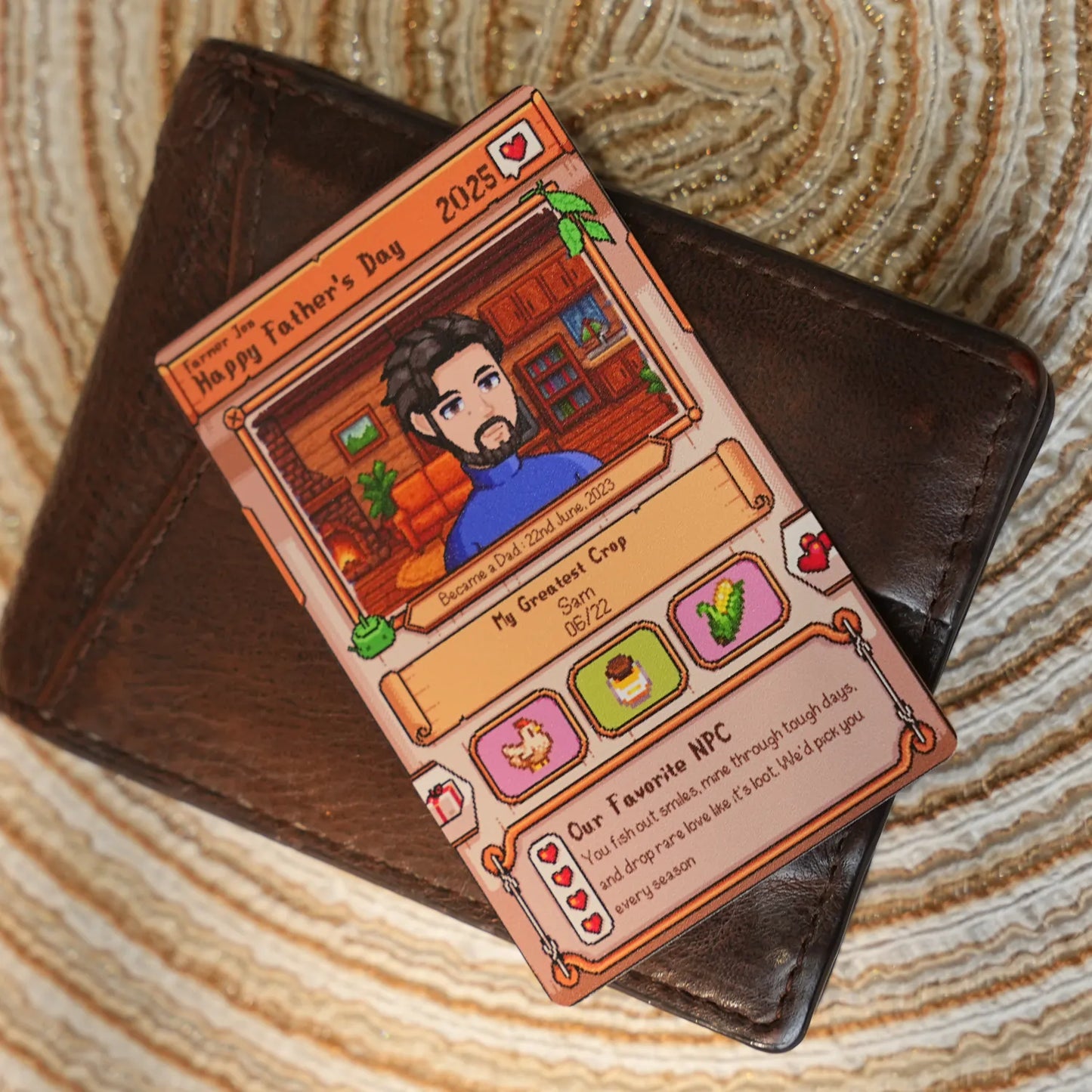 The Farmer Gamer Metal Card