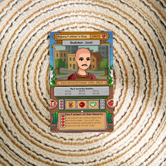 The Builder Dad - Custom Metal Card